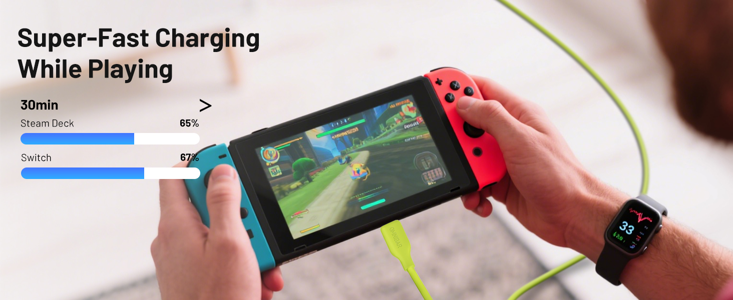 switch 2 fast charging cable