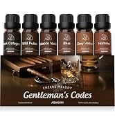 ASAKUKI Men Essential Oils Set for Diffuser, Father's Day Gift for Men– 6×10ml Perfume-Inspired U...