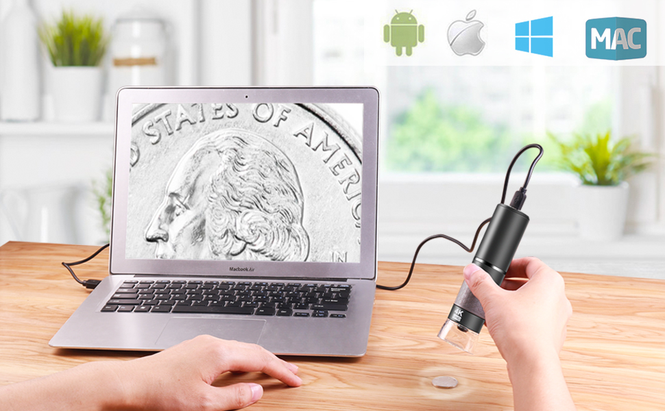 Cainda 4K WiFi Microscope