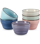 Selamica Ceramic 8oz Bouillon Cups 4 Inch Small Dessert Bowls for Soup Dipping Sauce Coffee Cuppi...