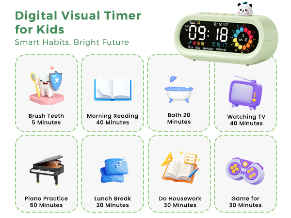  Digital Visual Timer