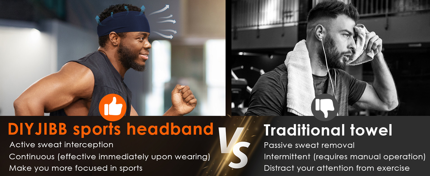 Diyjibb running headband