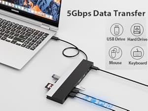 3 monitor docking station