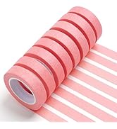 UMETDO 8PCS Colored Masking Tape - Pink Painters Tape, Tape for Kids Art Supplies, Great for Craf...