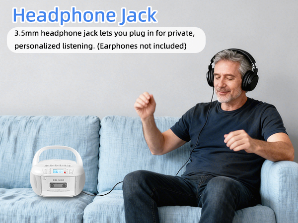 CD and Cassette Player