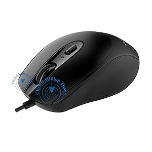Silent clicking mouse