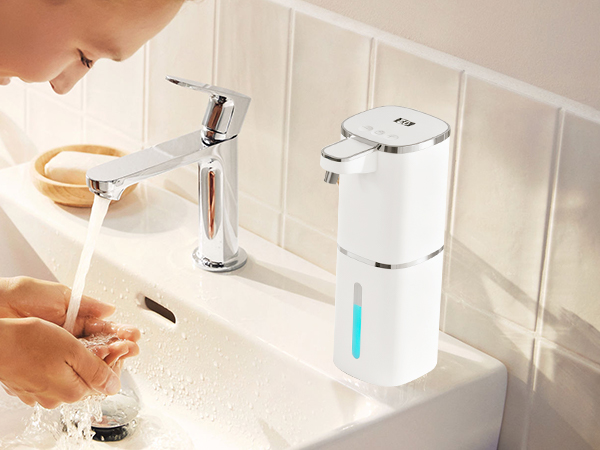 The automatic soap dispenser touchless is designed for versatility
