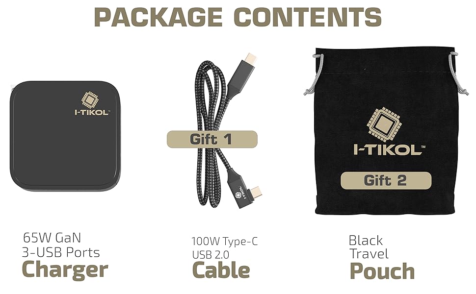 packedg charger 65w 100w 55w smoll 50w