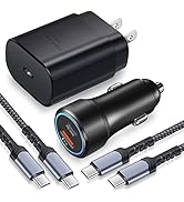 Super Fast Charger Type C,Bangfun 25W USB C Wall/Car Charger Adapter for Samsung Galaxy S24/S23/S...