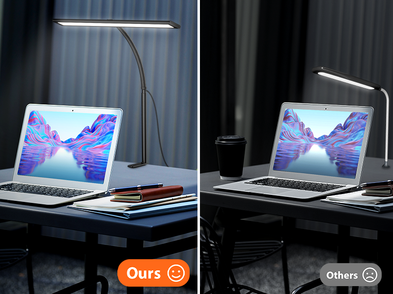 bright desk lamp