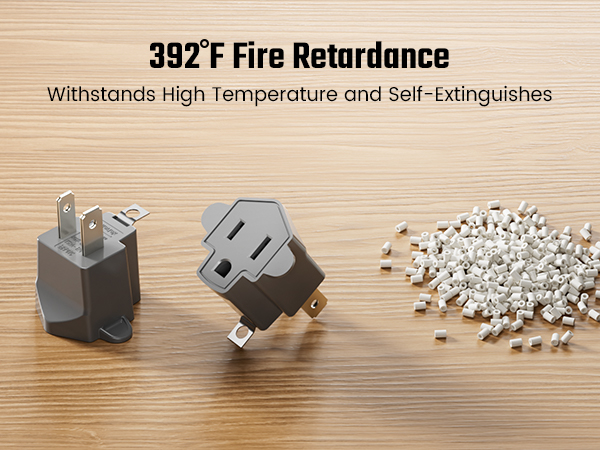 392? Fire Retardance 3-2 Prong Adapter