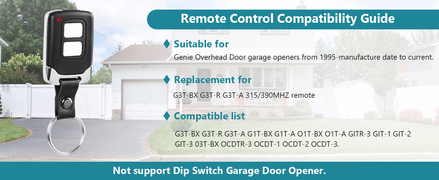 Genie Garage Door Opener Remote