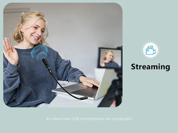 MillSO mini usb microphone for laptop