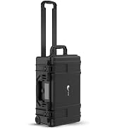 Reflex Camera Professional Rolling Hard Case - Waterproof, Shockproof, Impact-Resistant with Pre-...