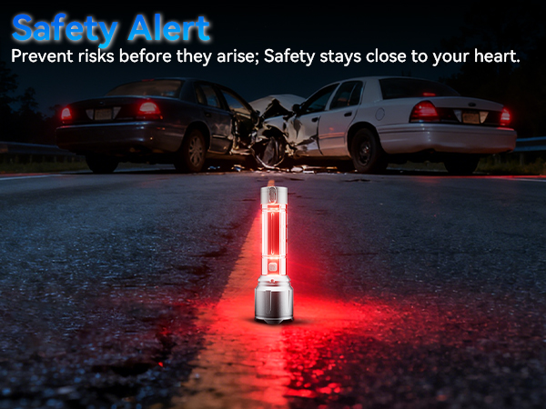 red light flashlight for night