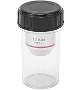 Pomya Achromatic Microscope Objective Lens, 1X, RMS Threaded, Copper &amp; Optical Glass, Biological ...
