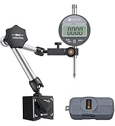 Neoteck Digital Dial Indicator Set (Silver, Mini-132lbs/60kg Tensile Force)