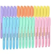 V-Opitos 30 Pack Highlighter in 6 Pastel Colors, No Bleed Highlighters, Bright Highlighters with ...