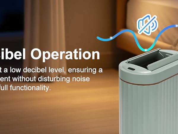 bathroom trash can with lid