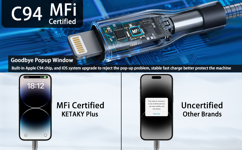 metal usb c to lightning cable