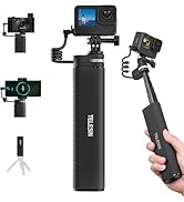 TELESIN Power Grip 35.4" Extension Selfie Stick Handler for Phone GoPro Mirrorless Camera Waterpr...