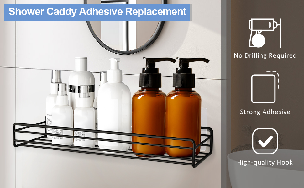Shower Caddy Adhesive Replacement