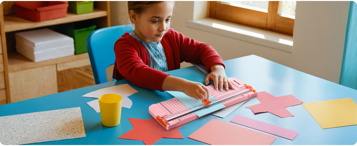 paper cutter pink