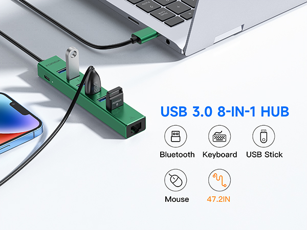 FORIDA 8 ports usb hubs
