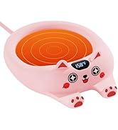 PUSEE Candle Warmer, Coffee Mug Warmer Auto Shut Off, 3 Temp Coffee Warmer for Desk, Candle Warme...