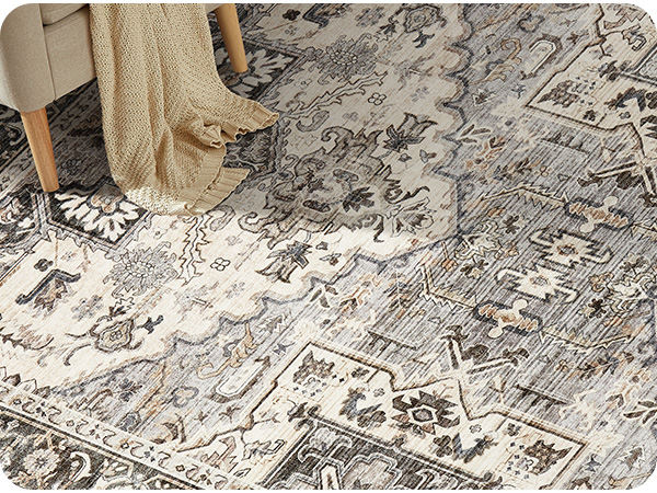 Brown area rug