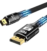 Mini DisplayPort to DisplayPort 2.1 Cable