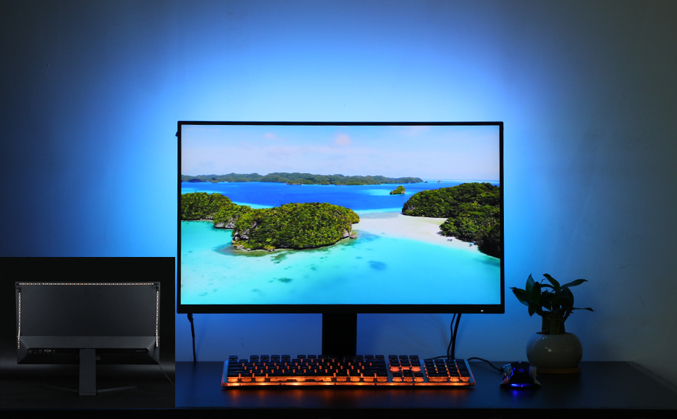 PC ws2812b RGB IC led strip light