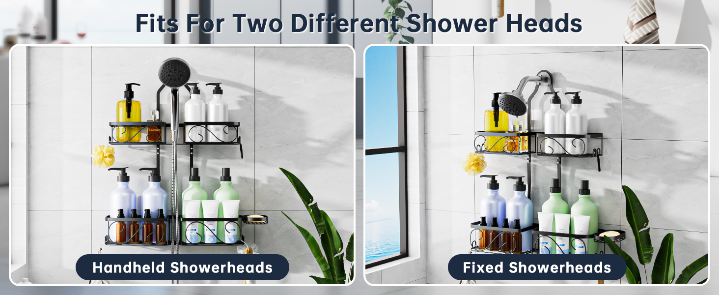 fits for two different shower heads
