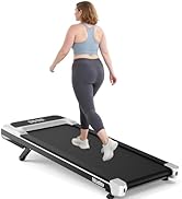 Niceday Walking Pad Treadmill with 10% Auto Incline, 400lbs Capacity, Under Desk Treadmill for Ho...