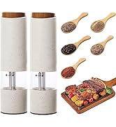 Electric Salt and Pepper Grinder, Pepper Grinder Set 2pcs