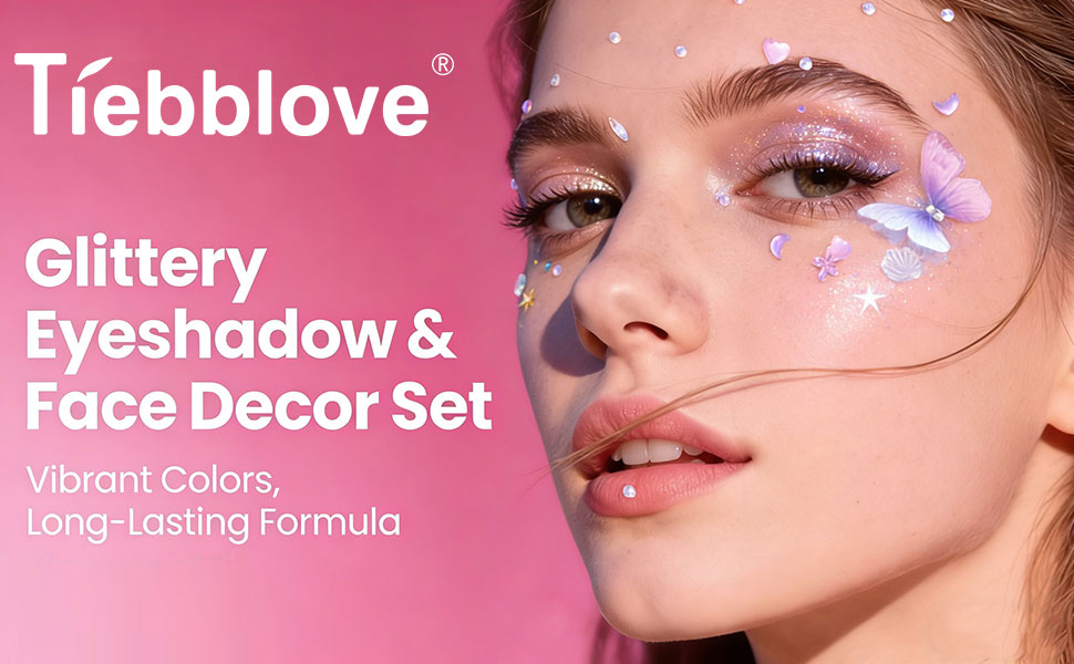 Tiebblove face gem stickers for women girl makeup for kids craft
