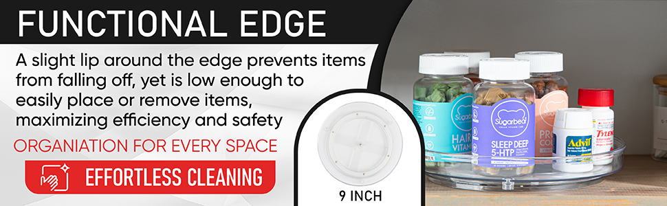 plastic lazy susan