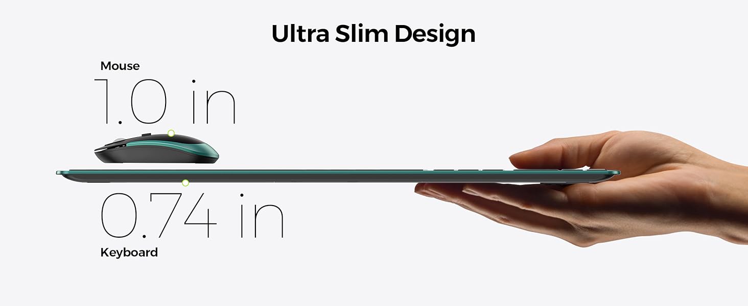 ultra-thin keyboard and mouse