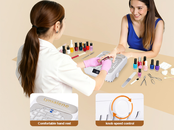 rechargeable dust collector nail tech