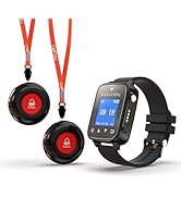 CallToU Wireless Caregiver Call Button for Patient Elderly Monitoring Alert Systems 1000+Feet Nur...
