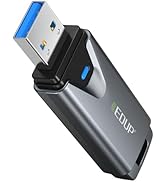 EDUP Mini USB 3.0 WiFi 6E Adapter for PC, AXE3000, 802.11ax, Tri-Band 6GHz/5GHz/2.4GHz, USB Wi-Fi...