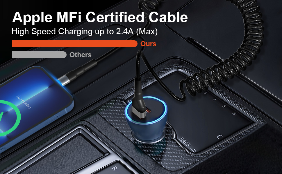 retractable iphone charger