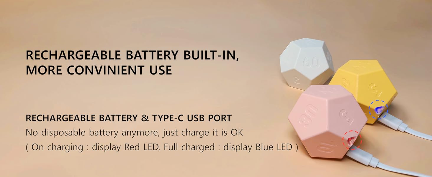 rechargeable battery installed, no need to purchase a disposable battery