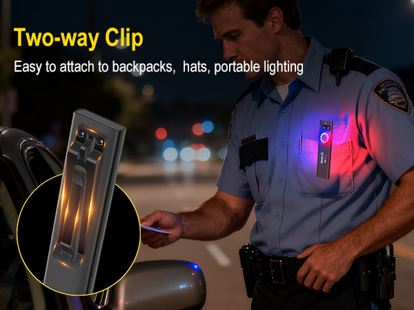 pocket flashlight with clip
