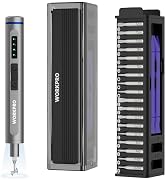 WORKPRO Mini Electric Screwdriver with Magnetizer, 36 S2 Steel Bits &amp; 2 Pry Bars, 3.7V Rechargeab...