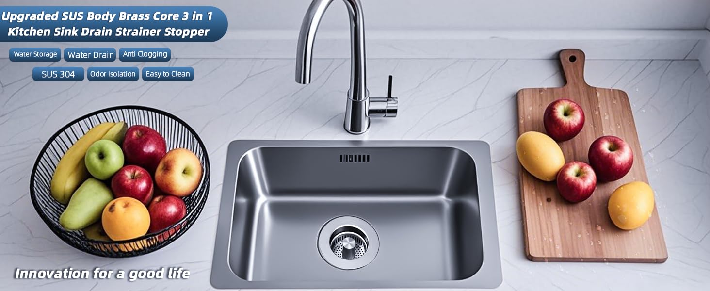 kitchen drain catcher sink plug stopper