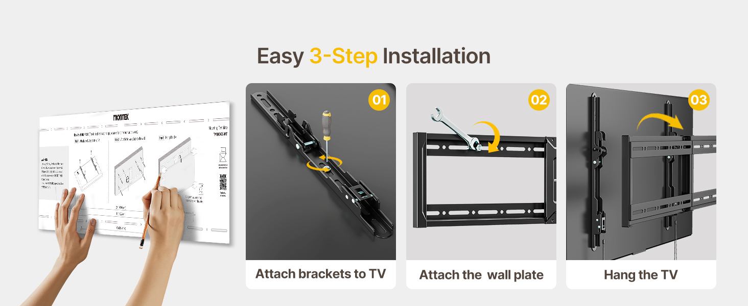 wall mount tv bracket 75 inch
