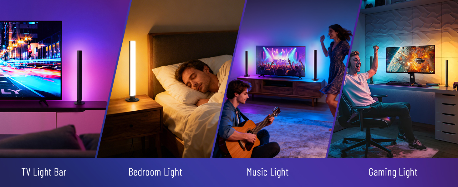 Smart RGB+IC LED Light Bars