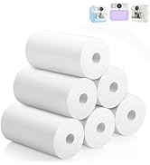 Kids Instant Camera Paper, 6 Rolls, 4x6 Inches, 57x25mm, 55-60 Prints Per Roll