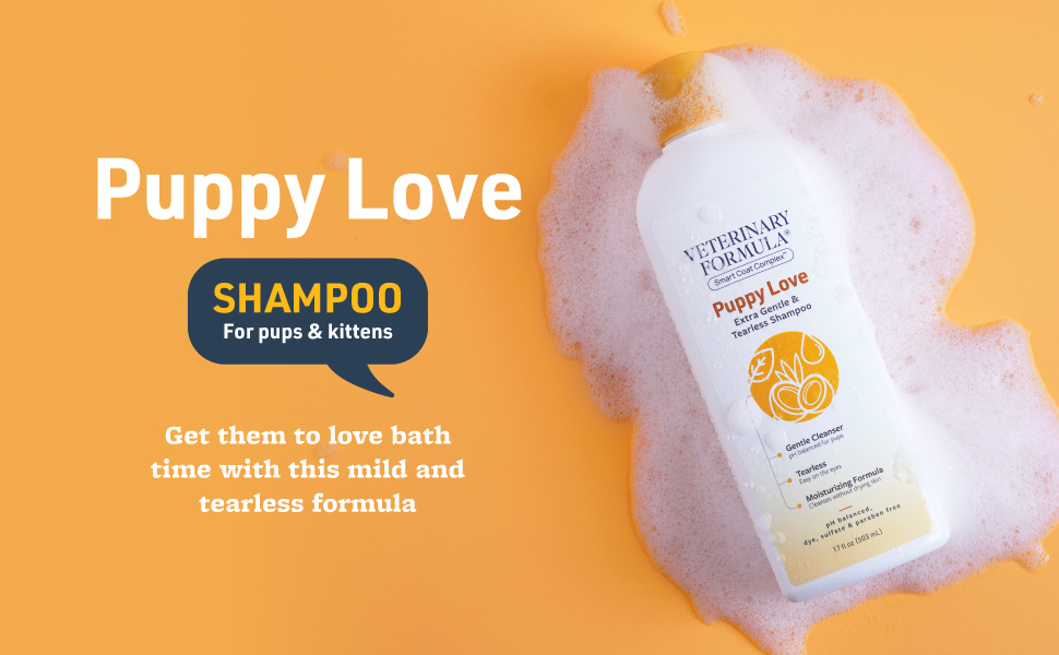 A+ Top Banner Puppy Love Shampoo Smart Coat Complex